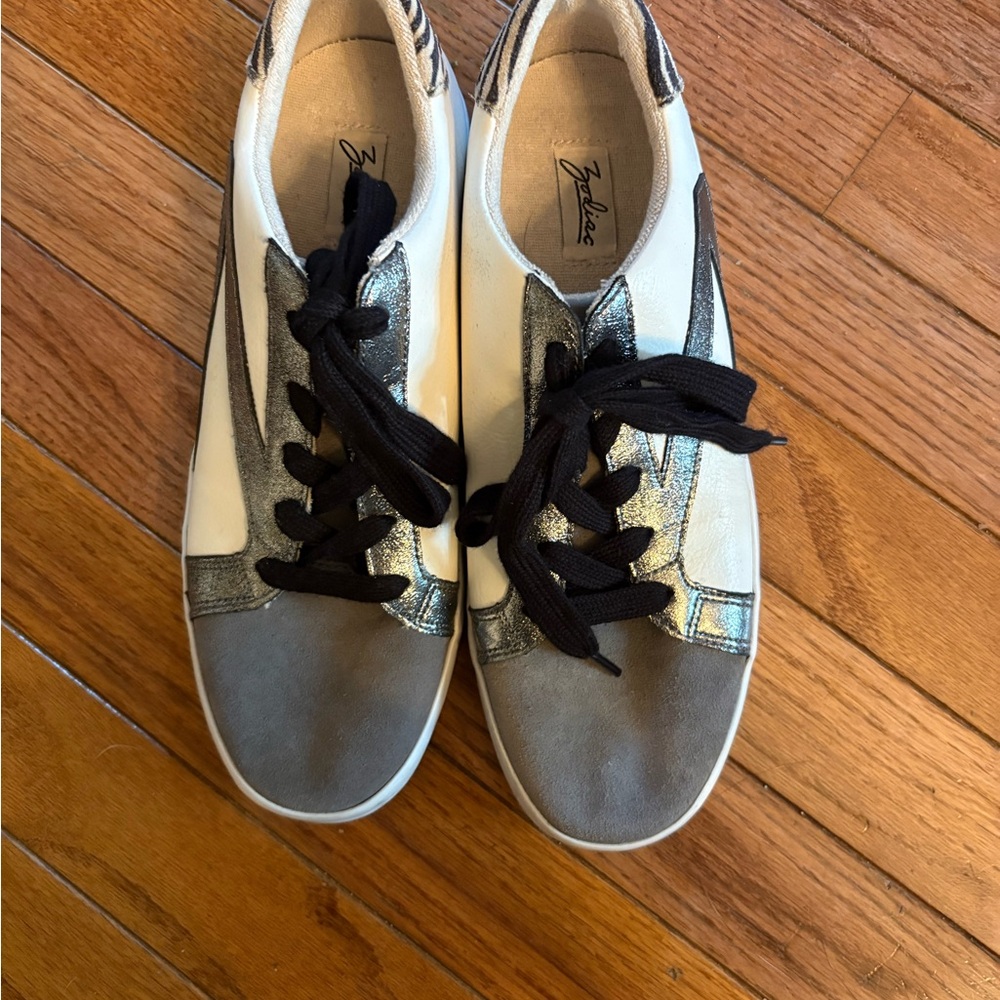 Zodiac Silver and Gray Women's Sneakers